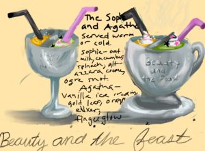 Artwork titled "Drink Contest ‘the Sophie and Agatha’", submitted by DaisyDaisy1880 on November 26, 2019.