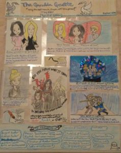 Artwork titled "(SGE ULTIMATE RECAP books 1-6)The Gavaldon Gazette", submitted by Megofwoodsbeyond7 on May 26, 2020.