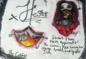 Artwork titled "Hester", submitted by Rose432 on December 9, 2020.