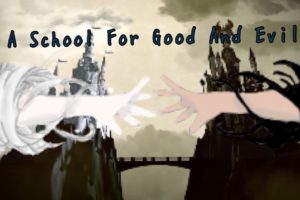 Artwork titled "A school for good and evil…", submitted by SaphireDoughnuts128 on August 3, 2020.