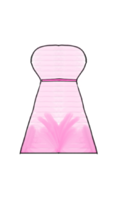 Artwork titled "Sophie dress designed by me", submitted by mermaidlover818 on May 26, 2020.