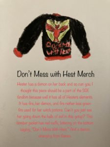 Artwork titled "SGE Merch competition entry: Don’t Mess with the Hest", submitted by Hermioneismy64226 on August 31, 2020.