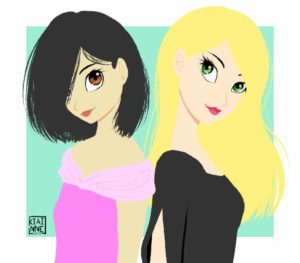 Artwork titled "Agatha and Sophie", submitted by AgathaandSophie100 on March 2, 2019.