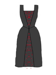 Artwork titled "Sophies dress for Agathas Wedding", submitted by mermaidlover818 on June 22, 2020.