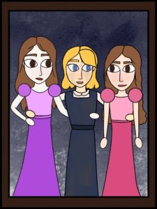 Artwork titled "Age Flip Contest: Cinderella and her Stepsisters", submitted by PrincessAdelaide on March 25, 2020.