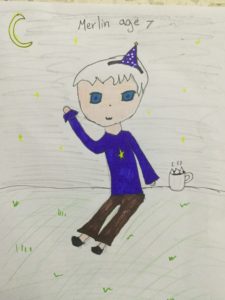 Artwork titled "Age flipped Merlin, book 3 contest", submitted by luluthetiger on March 23, 2020.