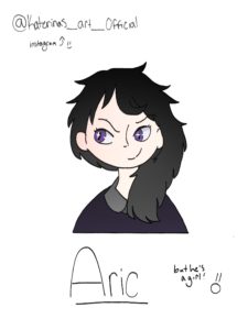 Artwork titled "Gender swap contest – Aric", submitted by Fifi387 on March 2, 2020.