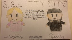 Artwork titled "SGE Merch Contest Entry: Sophie and Agatha Itty Bittys", submitted by sgeizdagratest on August 31, 2020.