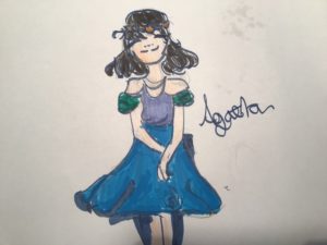 Artwork titled "Agatha fan art", submitted by Agathafowoodsbeyonde on February 26, 2020.