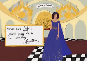 Artwork titled "Cast Postcards Contest: Sofia Wylie, Circus of Talents", submitted by Annalena.J on January 29, 2021.