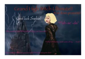 Artwork titled "Good luck Sophia!! Cast postcard", submitted by olivialuvsbooks on February 16, 2021.