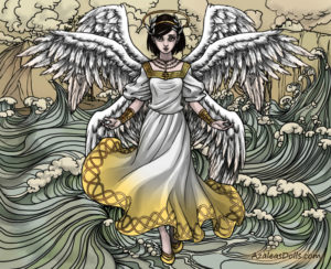 Artwork titled "Agatha As An Angel", submitted by thedreamer on June 24, 2019.