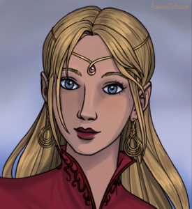 Artwork titled "My Beatrix Elven Portrait", submitted by PrincessRachael on March 2, 2019.