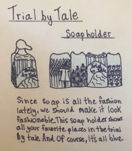 Artwork titled "SGE merchandise contest: Trial by Tale soap holder", submitted by kittyconect on August 31, 2020.