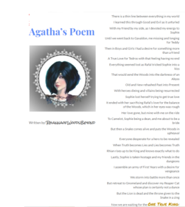 Artwork titled "Agatha’s Heartfelt Poem", submitted by RhiannaofWoodsBeyond on June 2, 2020.