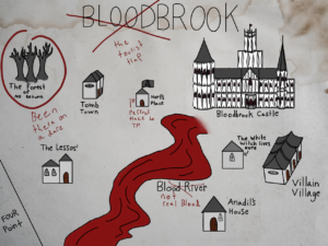 Artwork titled "QFG contest: the Revised map of Bloodbrook", submitted by Alexofroom66 on April 20, 2020.