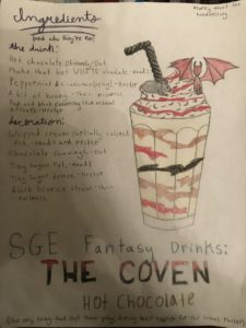 Artwork titled "Fantasy drink contest: The Coven Hot Chocolate", submitted by Alexofroom66 on December 9, 2019.