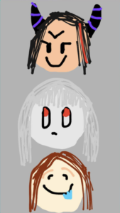 Artwork titled "The Coven as Emojis", submitted by sgeizdagratest on May 4, 2020.