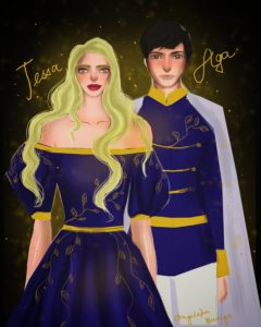 Artwork titled "Gender Swap Contest (Agatha and Tedros)", submitted by colouranomaly on March 2, 2020.