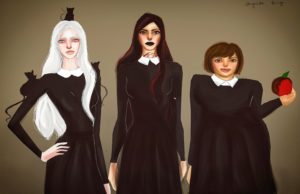 Artwork titled "The Coven", submitted by colouranomaly on March 23, 2020.