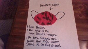 Artwork titled "Face Mask Competition: Hester’s Mask!", submitted by Anadil20 on January 4, 2021.