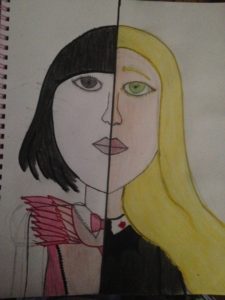 Artwork titled "Agatha and Sophie", submitted by Heartina on October 1, 2019.