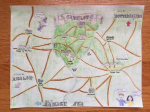 Artwork titled "Kingdom Maps Contest – The Kingdom of Camelot", submitted by TwihardGirl on April 17, 2020.