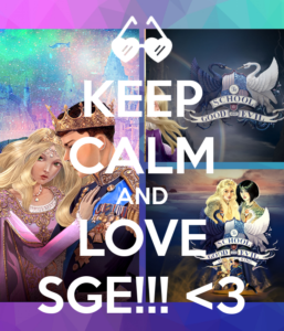 Artwork titled "Keep Calm and LOVE SGE!!! <3", submitted by DoubleN on July 31, 2020.