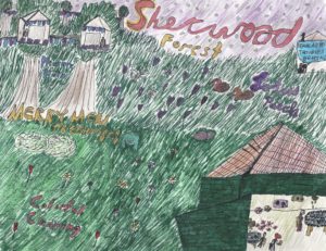 Artwork titled "Map Contest–Sherwood Forest", submitted by agathawish on April 27, 2020.