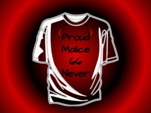 Artwork titled "Proud Malice 66 Never Shirt for SGE Merch Contest", submitted by Anadil-Ratz on September 8, 2020.