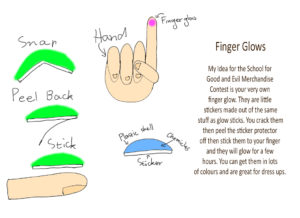 Artwork titled "SGE Comp Finger Glow", submitted by EvieGoGo on August 31, 2020.