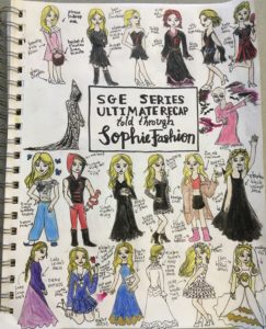 Artwork titled "Entry for the Ultimate SGE Recap Contest told through SOPHIE FASHION", submitted by sandol on June 2, 2020.