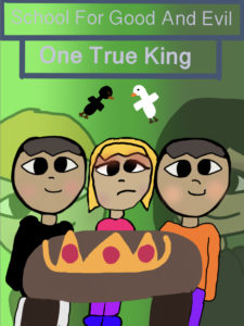 Artwork titled "One True king book cover contest entry 3", submitted by WaffleDonut39 on September 19, 2019.