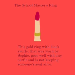 Artwork titled "Merchandise Contest The School Master’s Ring", submitted by SGESydney on August 31, 2020.