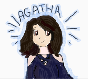 Artwork titled "Agatha of Woods Beyond", submitted by sophiaagathatedros4life on June 24, 2019.