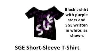 Artwork titled "SGE MERCH CONTEST", submitted by TeamHester123 on August 17, 2020.