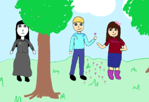 Artwork titled "Young Stefan, Honora and Vanessa (from book three backstory) Age flip contest", submitted by Swept544 on March 30, 2020.