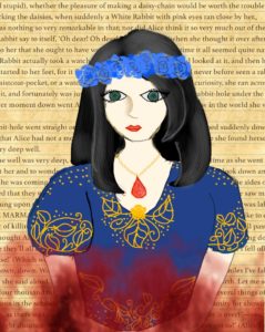 Artwork titled "Agatha of woods beyond:  Former Queen of Camelot", submitted by ladyofthebooksge on June 24, 2019.