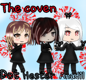 Artwork titled "The Coven (The Witches of Room 66)", submitted by ShadowCats on June 24, 2019.