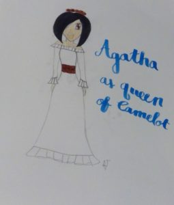 Artwork titled "Agatha as Queen 👑", submitted by saluthibou on February 26, 2020.