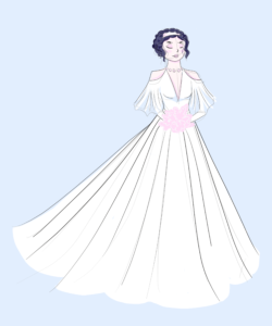 Artwork titled "Agatha’s Wedding Dress", submitted by jollydoo on June 12, 2020.