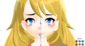 Artwork titled "3d MMD model of sophie! Sad", submitted by GalaxyMeowz12 on January 8, 2019.