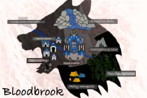 Artwork titled "Bloodbrook map (competition entry)", submitted by Jayraviolicat on April 27, 2020.