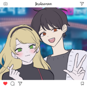 Artwork titled "hophie instagram! first date!", submitted by HermionesChild on September 8, 2020.