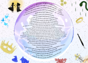 Artwork titled "Recap Contest-Poem(bit blurry but still readable for me)", submitted by CocoDaPrankster on May 26, 2020.