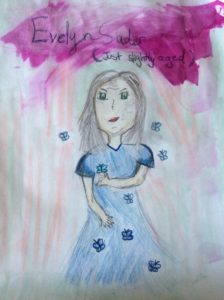 Artwork titled "Evelyn Sader (aged) For book three contest", submitted by PrincezzDot on March 23, 2020.