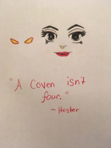 Artwork titled "Hester quote!", submitted by Hanidot on March 2, 2019.