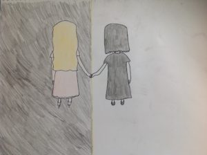 Artwork titled "Sophie and Agatha; Forever Friends -By Rayna-", submitted by RaynaEvil809 on July 21, 2019.