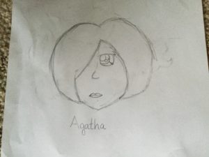 Artwork titled "Agatha", submitted by XxRainbowGirlxX on July 1, 2019.