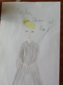 Artwork titled "Sophie, Dean of Evil", submitted by MillicentofJountJolie on August 13, 2019.